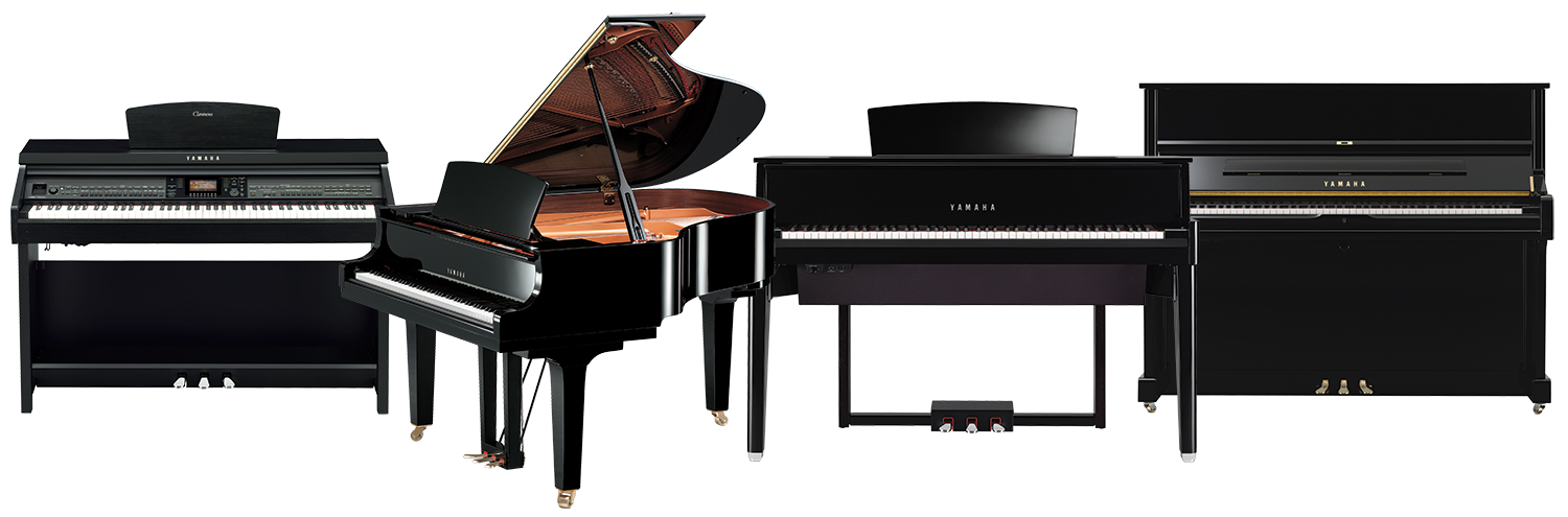 Yamaha-Grouping-Showroom-banner Group of Yamaha Pianos