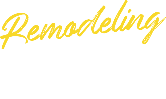 Text reading Remodeling Sale in bold letters.