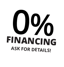 Promotional banner offering 0% financing on pianos at Las Vegas Pianos. Ask for details on flexible payment options!